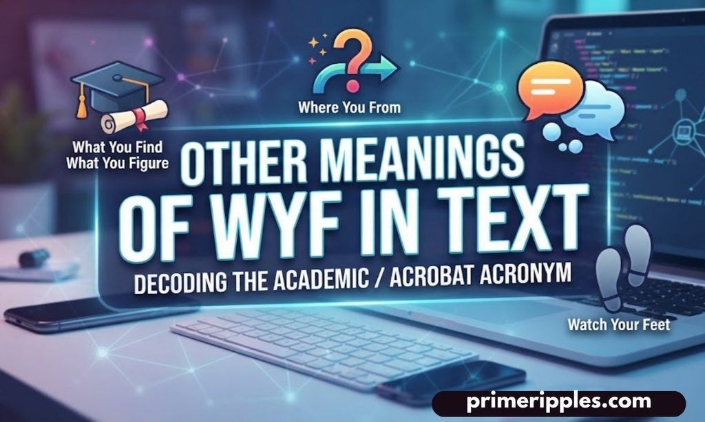 Other Meanings of WYF in Text
